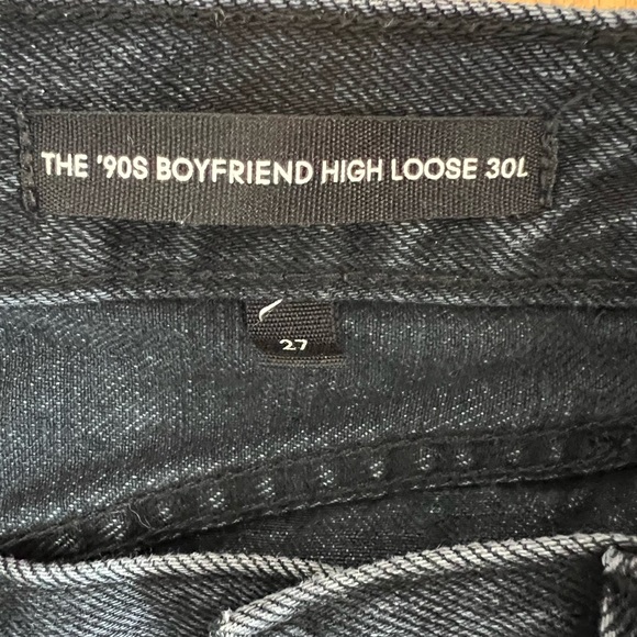 Denim Forum The '90s Boyfriend High Rise Tapered 30L size 27 - Picture 14 of 15